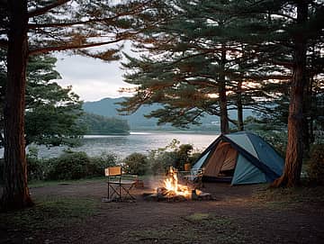 くのわき親水公園キャンプ場